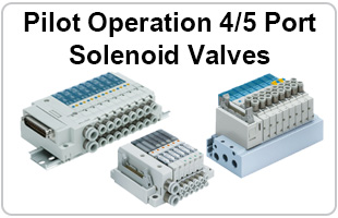 Pilot Operated 4/5 Port Solenoid Valves