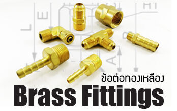 จำหน่าย ข้อต่อทองเหลือง (Brass Fittings) คุณภาพดี เรามีให้เลือกหลากหลายแบบ ในราคาไม่แพง